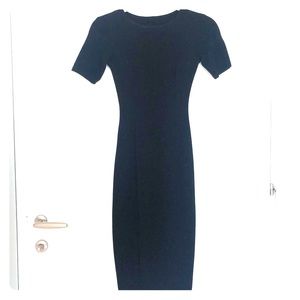 American Apparel Ponte Pencil Mid Length Dress